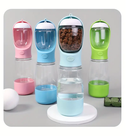 Botella dispensador multi usos para perros